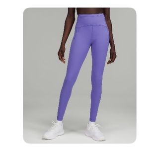 Lululemon swift speed high rise tight size 6 color charged indigo 28"